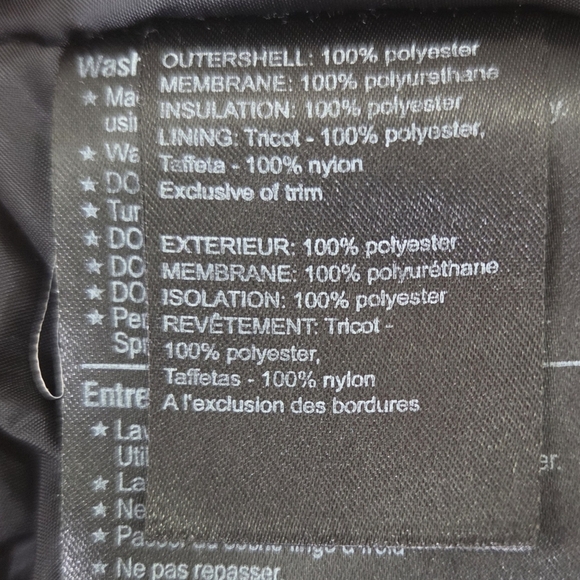 Burton Kids Jacket in Blue and Gray Stripes Size XL 14-16 - Picture 8 of 9